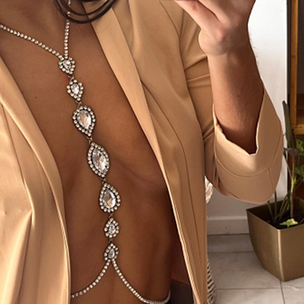 Body Jewelry Luxury - Collier goutte d'eau Sexy pour femmes,