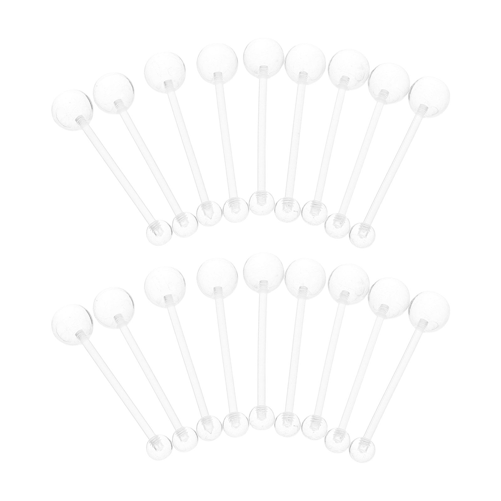 Body Jewelry For Sensitive Skin - 16 Pièces Anneaux de Nombril Invisibles