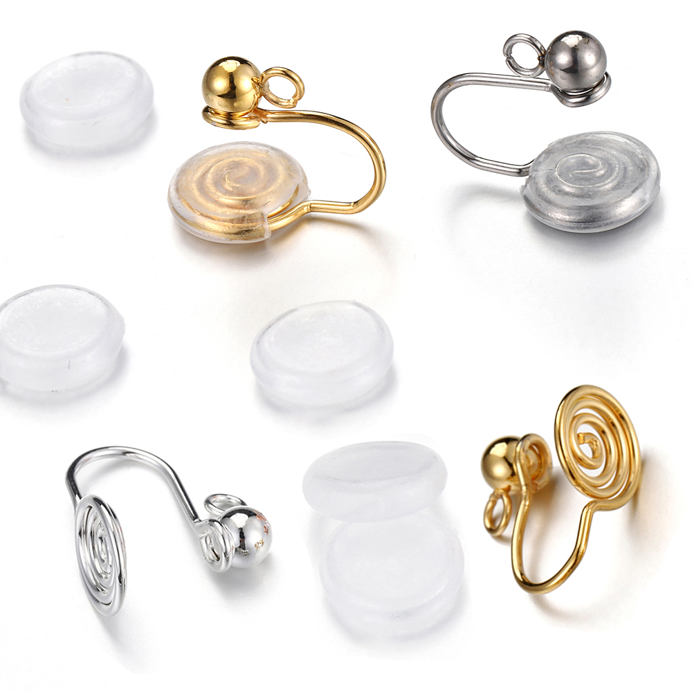 Body Jewels - Clips d'oreille en acier inoxydable, 10