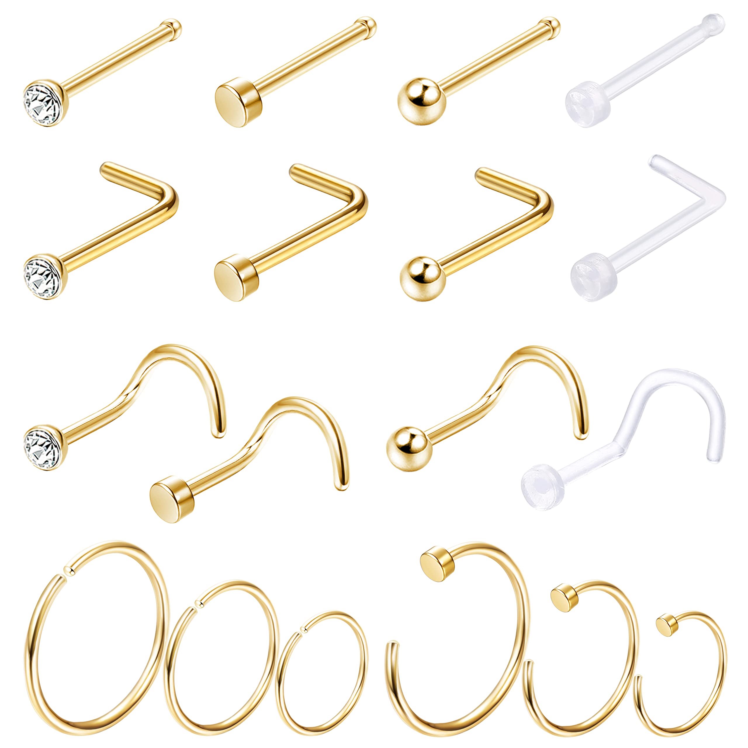 Body Jewelry For Sensitive Skin - Petit Anneau Hypoallergénique en Titane pour