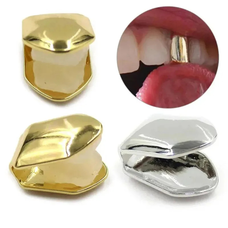 Body Jewelry Gold Plated - 1/3/5 pièces, 3 couleurs, Grillz dentaire