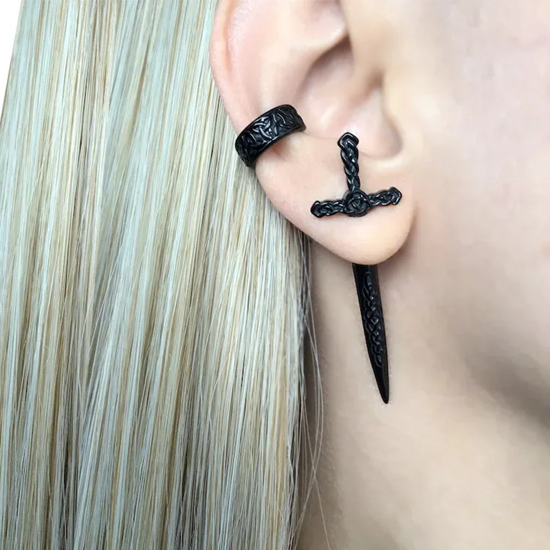 Body Jewelry Goth - Bijoux amusants en acier, Punk épée