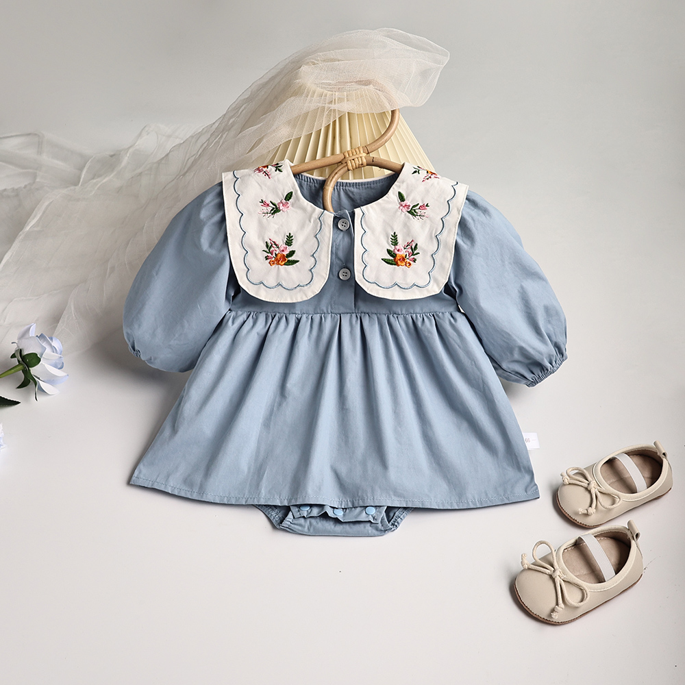 Body Jewelry Plus - Vêtements pour bébé d'automne, combinaison plissée