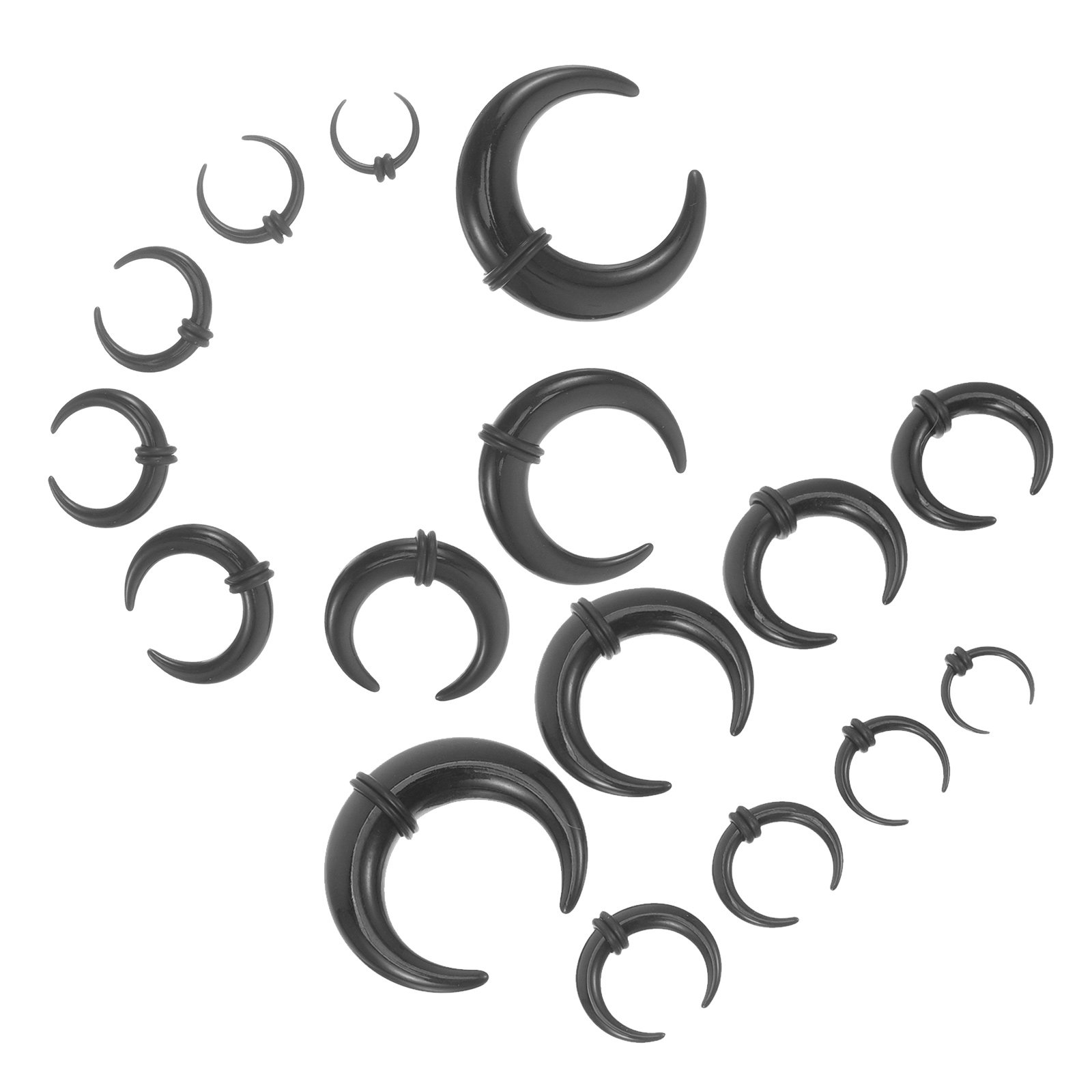 Body Jewelry For Sensitive Skin - Lot de 16 anneaux de septum