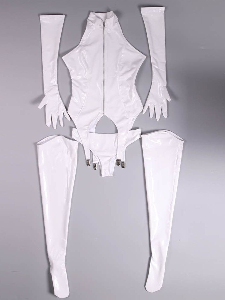Body Jewelry Waterproof - Tenue de cosplay en cuir PU