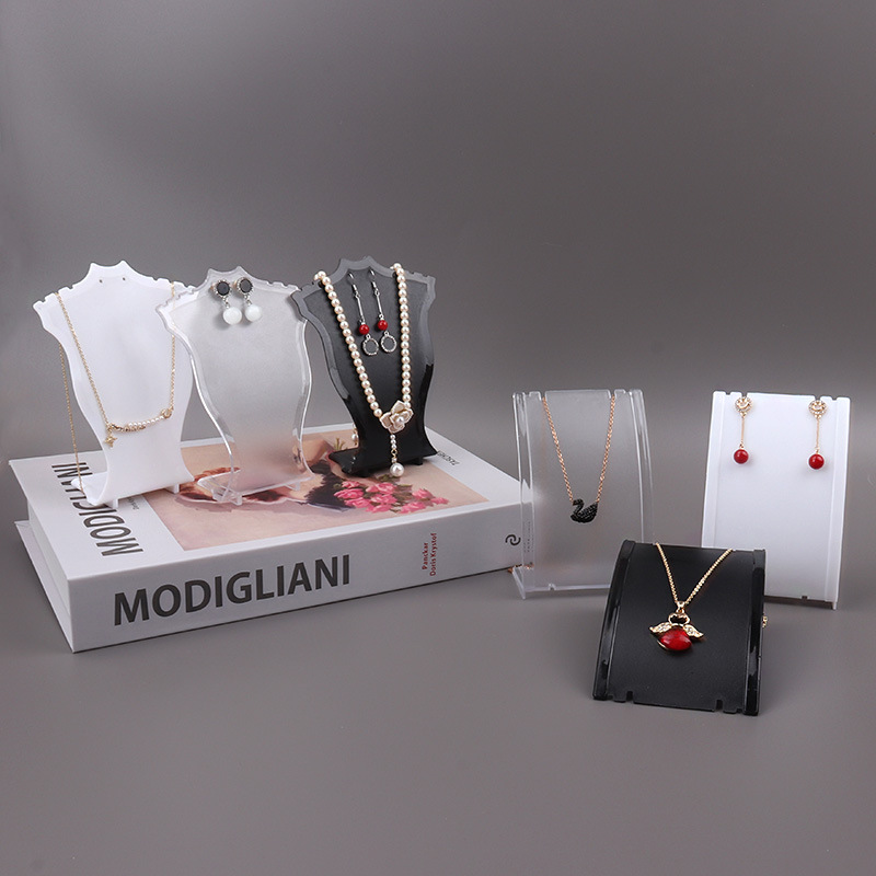 Body Jewelry Holder - Mini présentoir de colliers en acrylique,