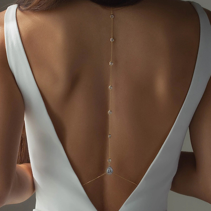 Body Jewelry For Backless Dress - Chaîne arrière étoile pour femmes, bijoux