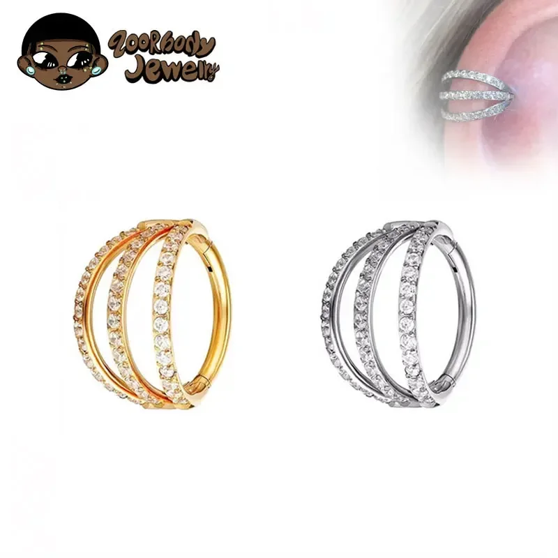 Septum Clicker Ring - Anneau de nez à Segment articulé