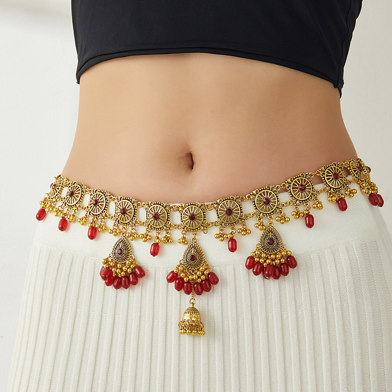Body Jewelry Luxury - Chaîne de taille sculptée rétro de