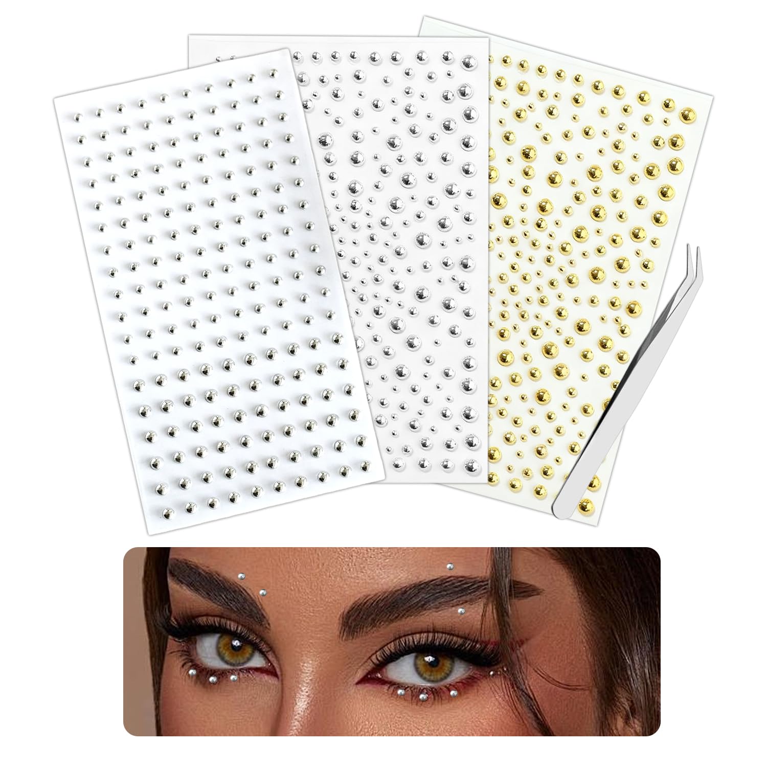 Body Jewelry And Piercing - Face Body Ring Stickers Autoadhésif Face