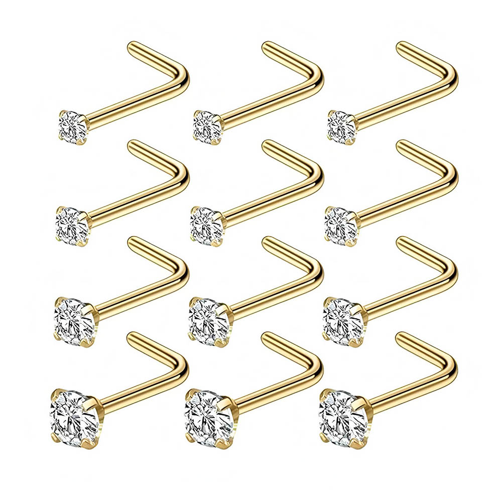 Body Jewelry And Piercing - Ensemble complet de 12 pièces de