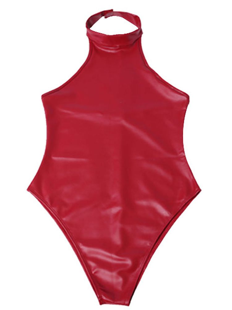 Body Jewelry Waterproof - Catsuit en Faux Latex et Cuir