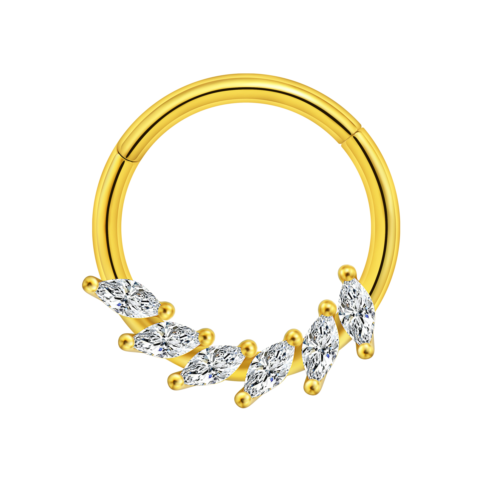 1 pièce, 16G, Anneau de septum - Septum Clicker Ring avis et prix