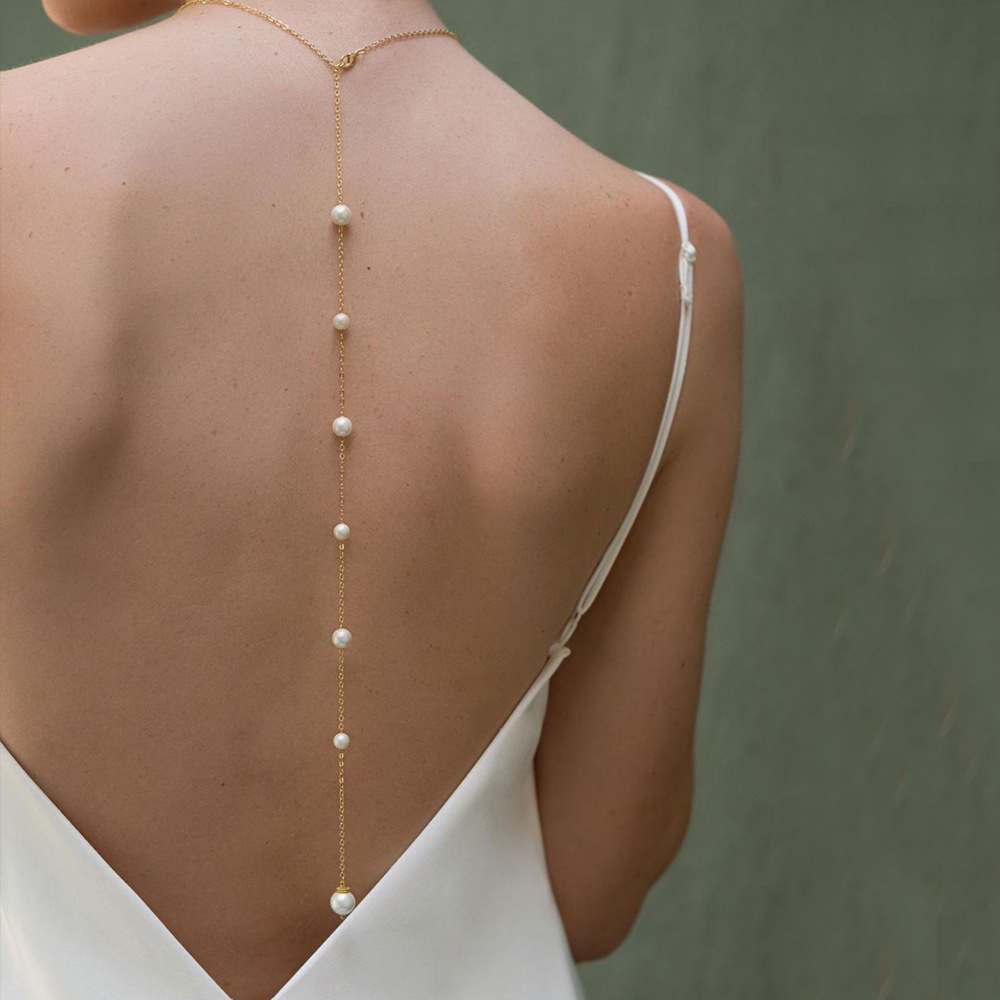 Collier bohème en chaîne arriè - Body Jewelry For Backless Dress avis et prix