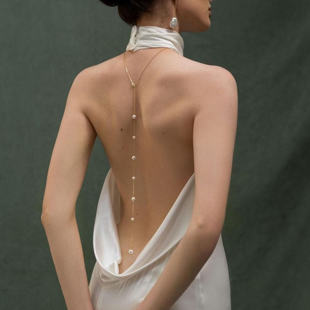 Collier bohème en chaîne arriè - Body Jewelry For Backless Dress avis et prix