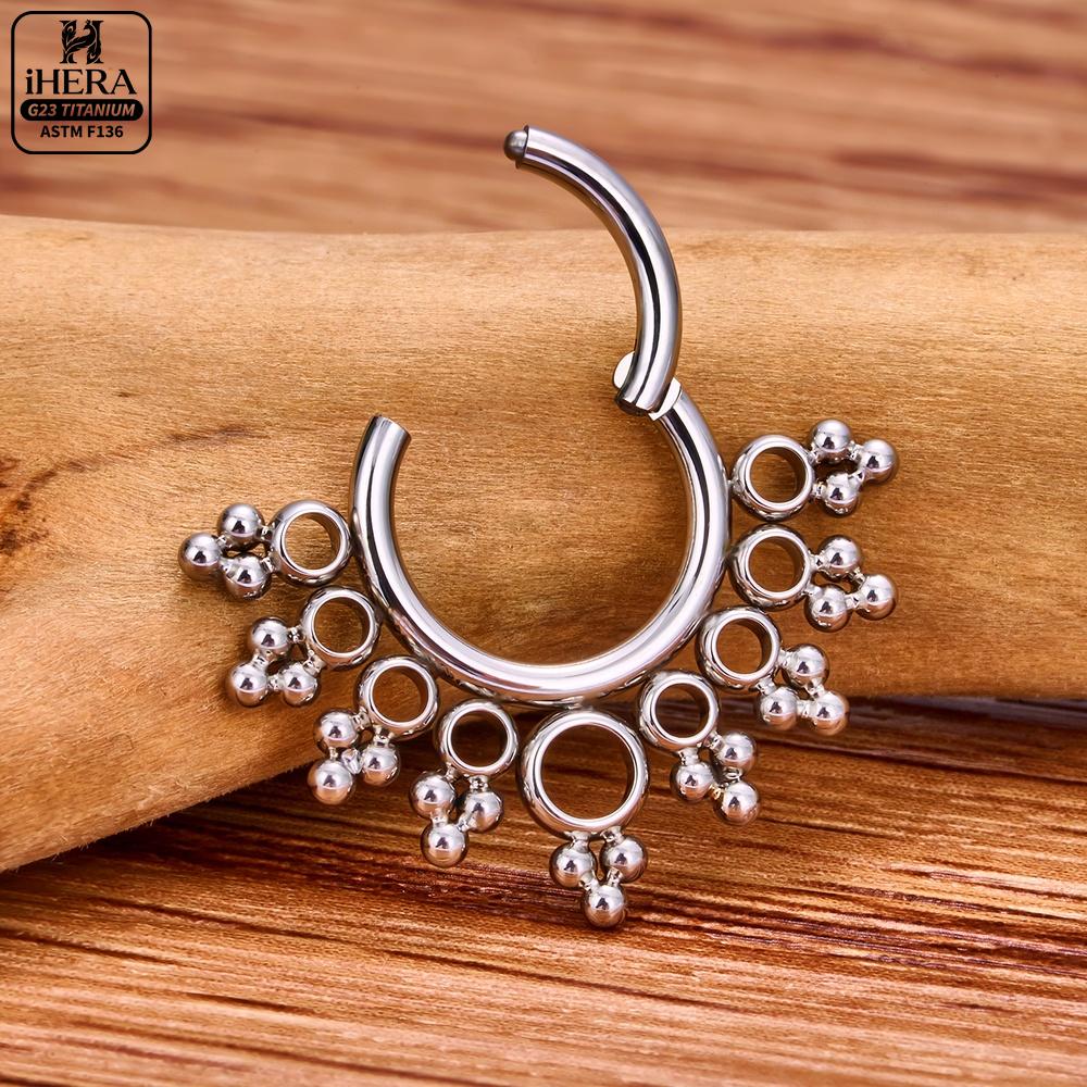 Anneau segmenté articulé en ti - Septum Clicker Ring avis et prix