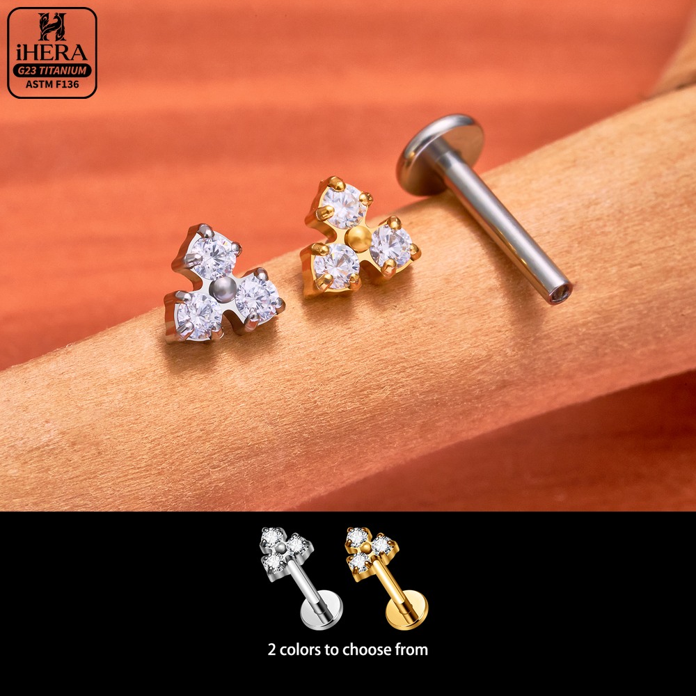 Lot en gros de bijoux de corps - Flat Back Labret Stud avis et prix