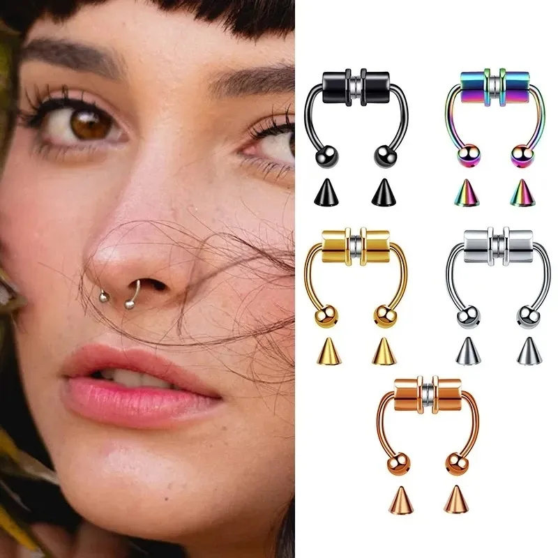 Faux anneaux de nez magnétique - Body Jewelry And Piercing avis et prix