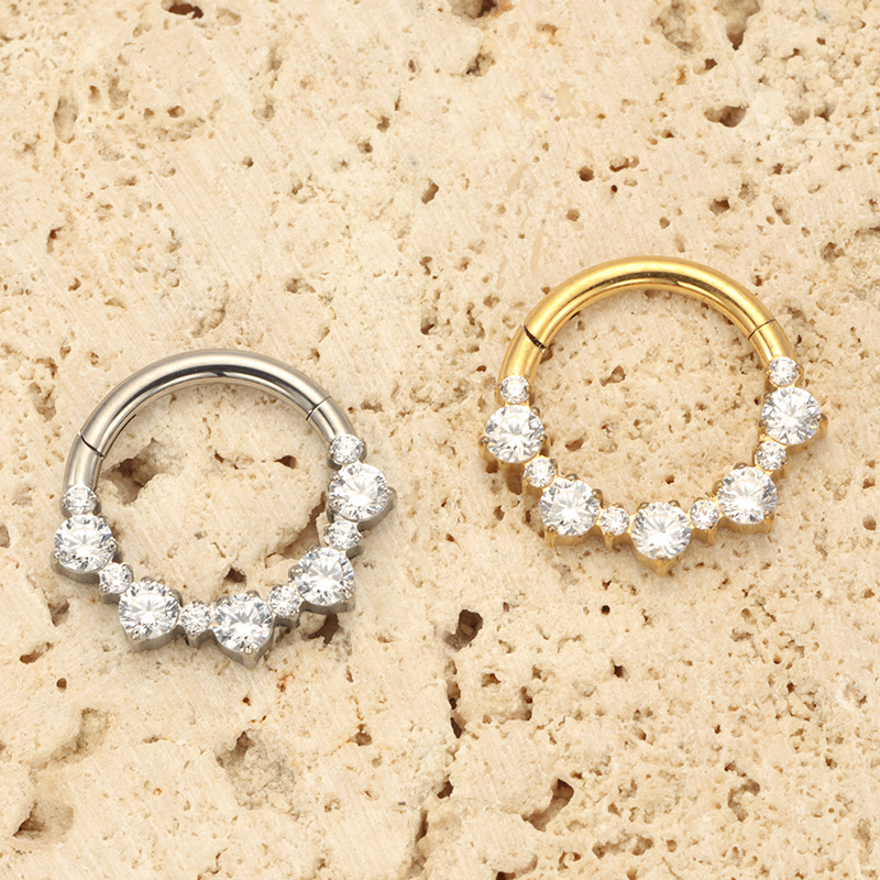 ASTM F136 TItanium Daith Click - Septum Clicker Ring avis et prix