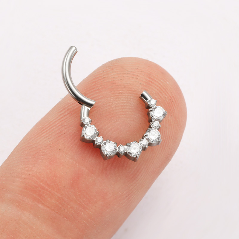 ASTM F136 TItanium Daith Click - Septum Clicker Ring avis et prix