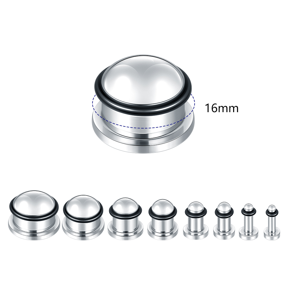 1 paire de jauges de bouchon d - Body Jewelry Ear Plugs avis et prix