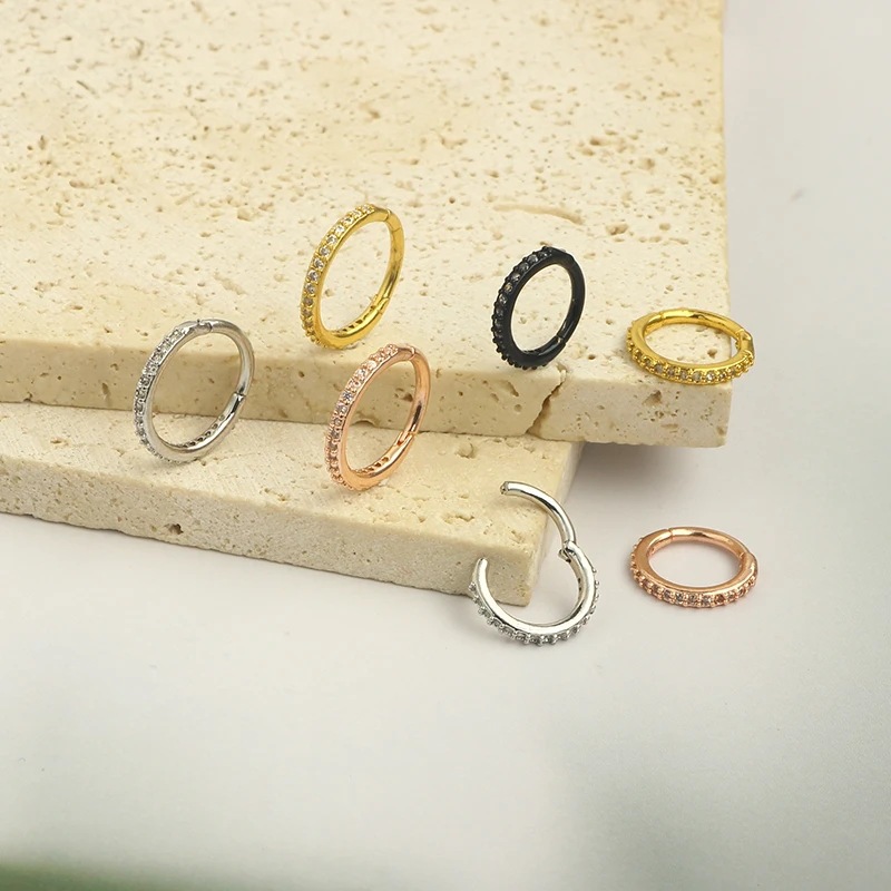 Anneau de nez 16G en acier chi - Clicker Ring Seamless avis et prix