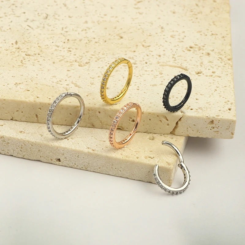 Anneau de nez 16G en acier chi - Clicker Ring Seamless avis et prix