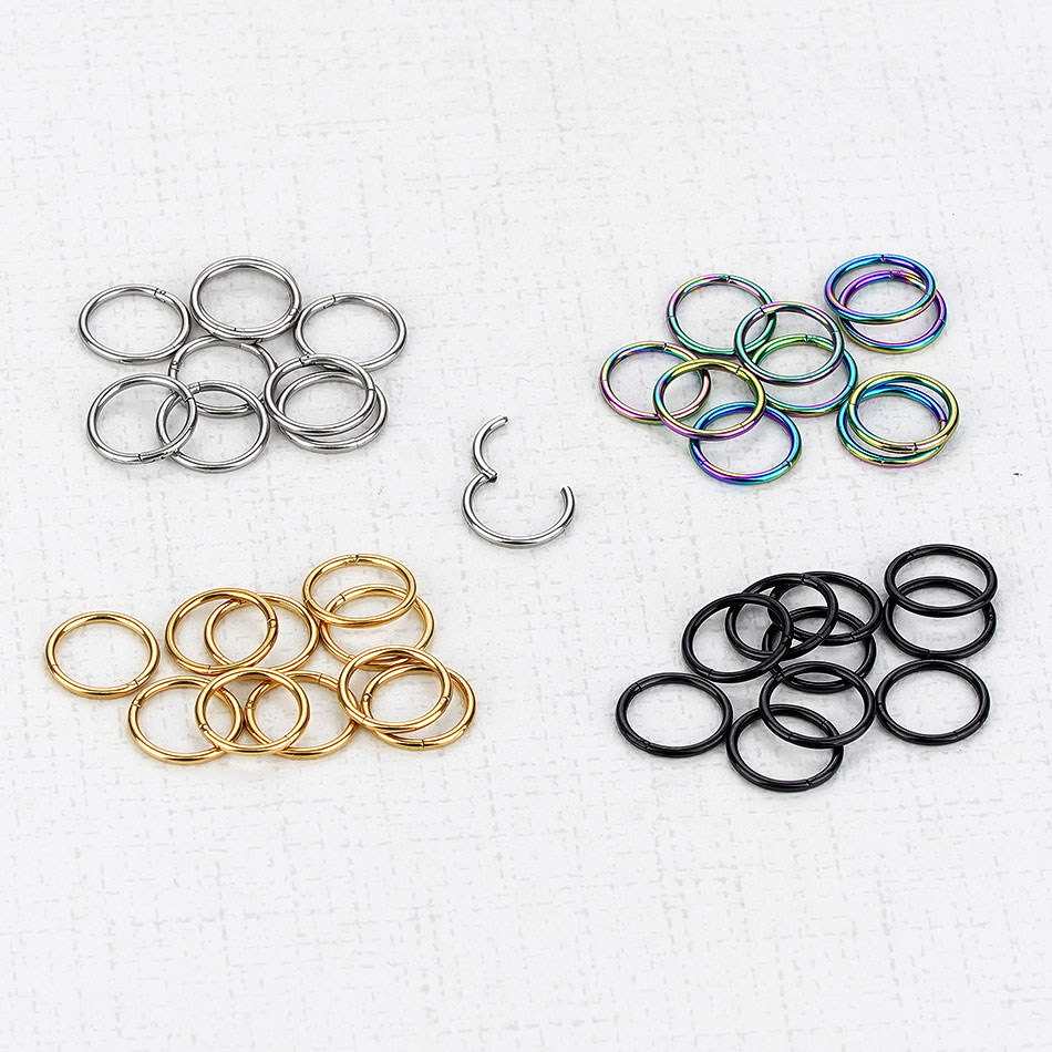 1 pièce G23 titane articulé Se - Septum Clicker Ring avis et prix