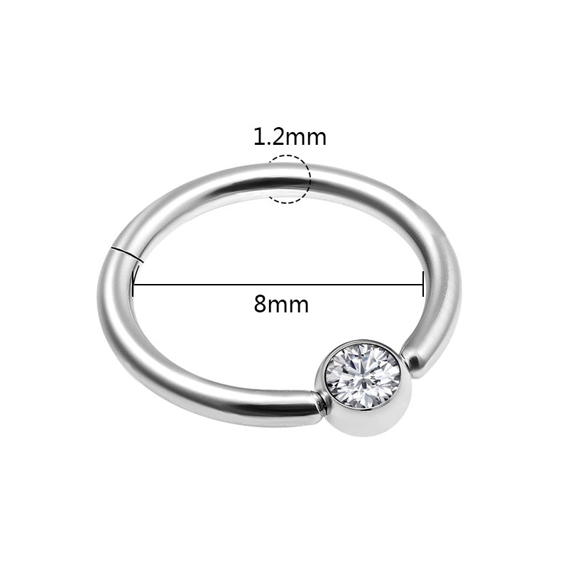 1 pièce Anneau de nez style pu - Septum Clicker Ring avis et prix