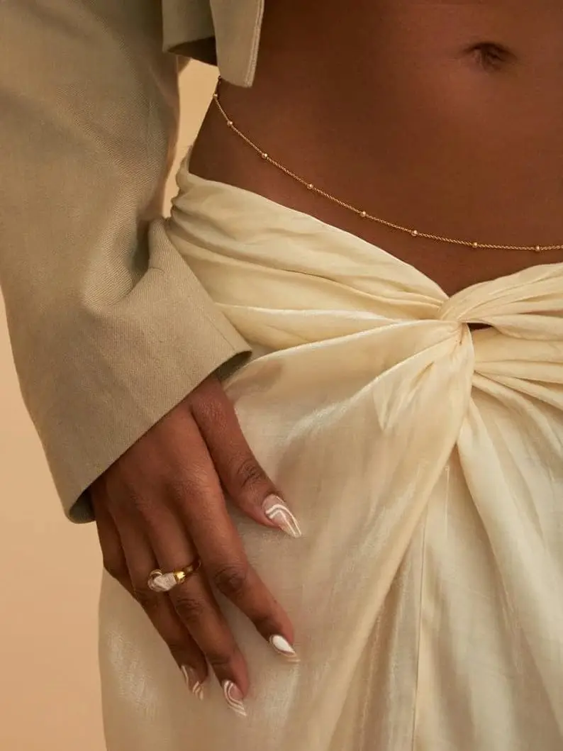 Bijoux de corps de bikini régl - Body Jewelry Gold Plated avis et prix