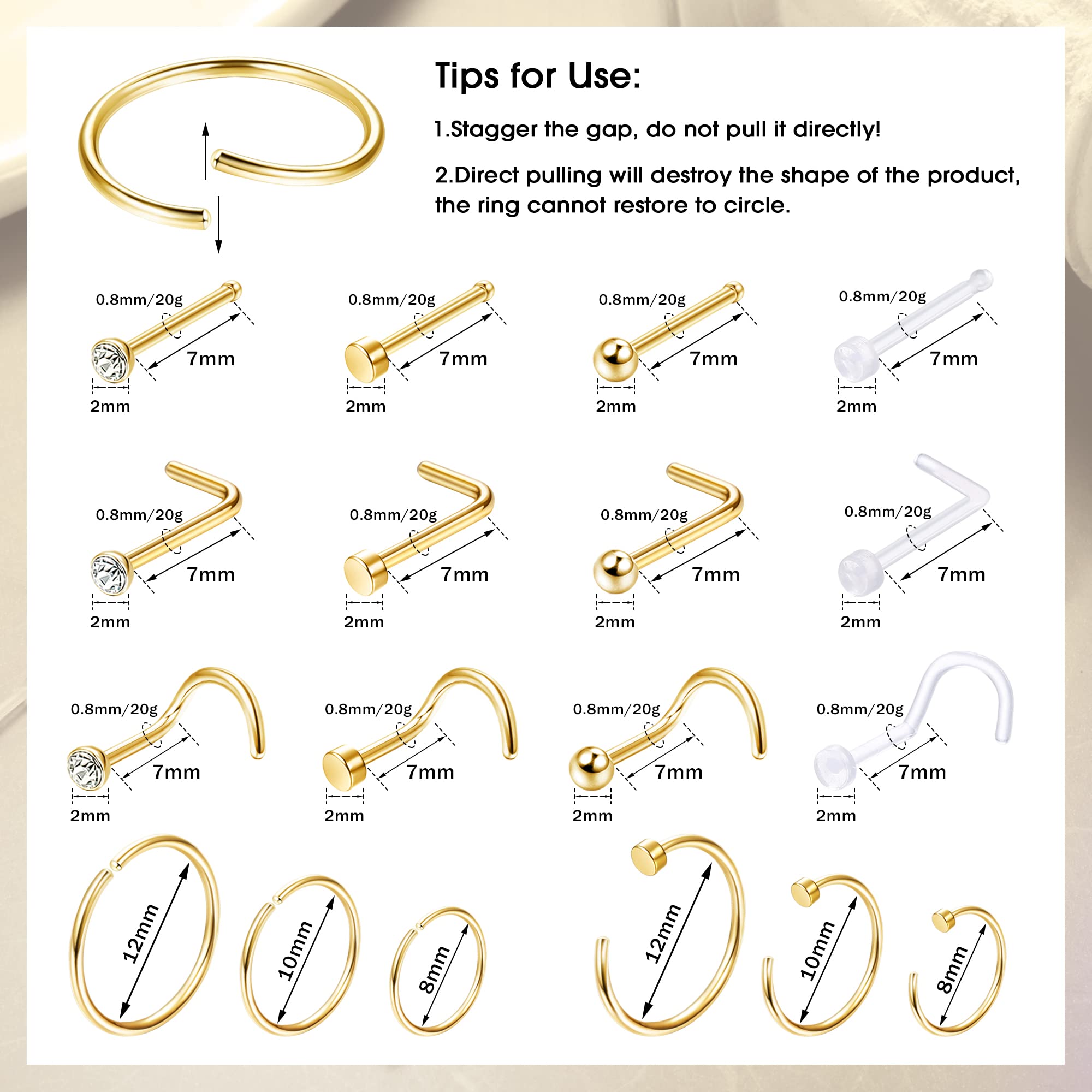 Petit Anneau Hypoallergénique  - Body Jewelry For Sensitive Skin avis et prix