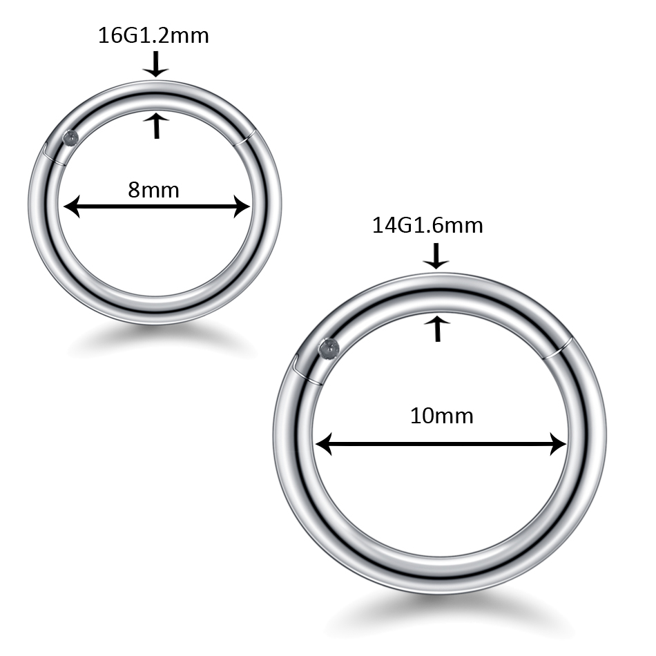 Anneau de nez à Segment articu - Septum Clicker Ring avis et prix