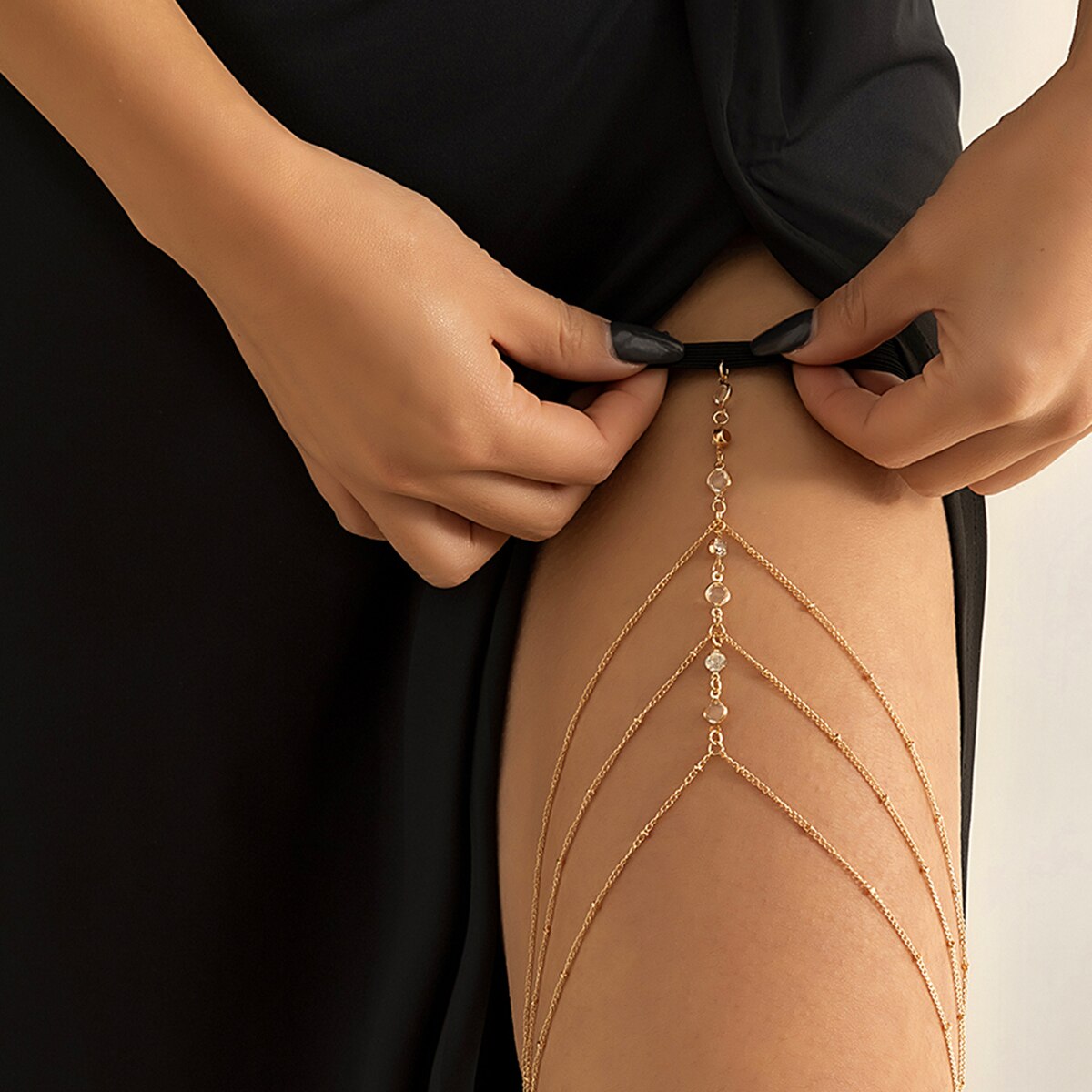 Boho bande élastique cristal j - Body Jewelry Goth avis et prix