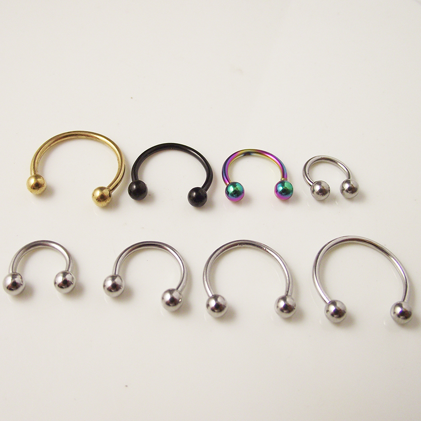Anneau de piercing en fer à ch - Body Jewelry Ear Plugs avis et prix