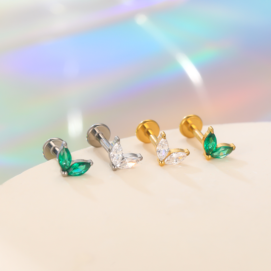 Boucles d'oreilles en titane b - Flat Back Labret Stud avis et prix