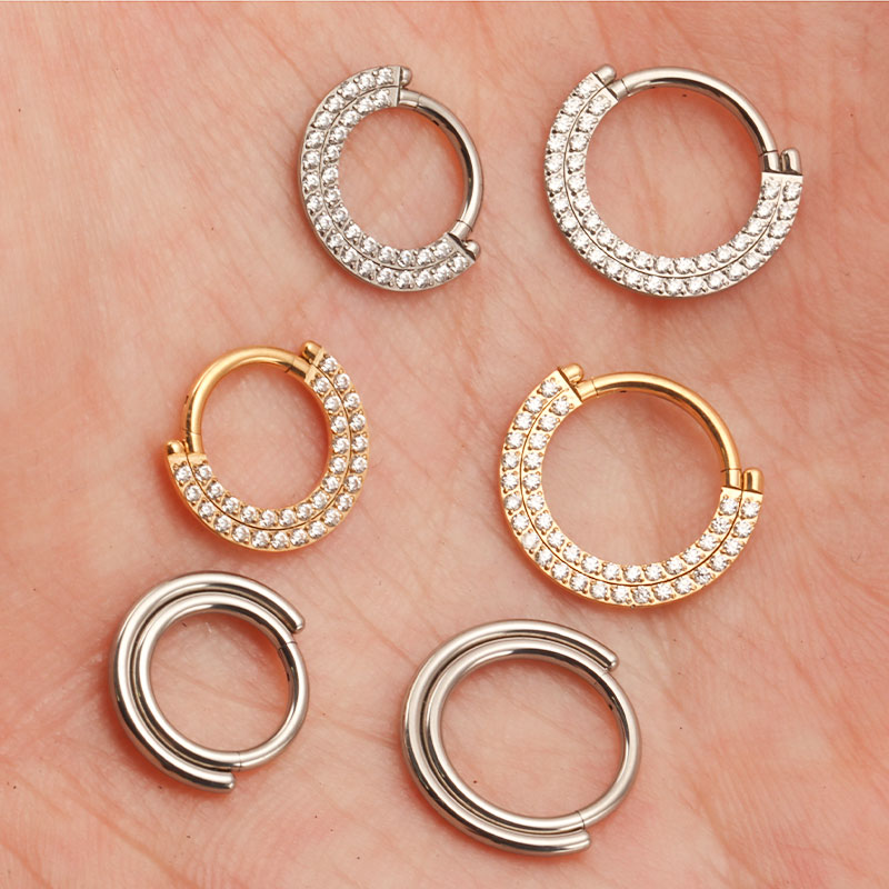 ASTM F136 titane Clicker Septu - Septum Clicker Ring avis et prix