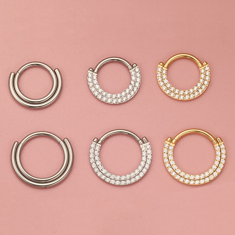 ASTM F136 titane Clicker Septu - Septum Clicker Ring avis et prix
