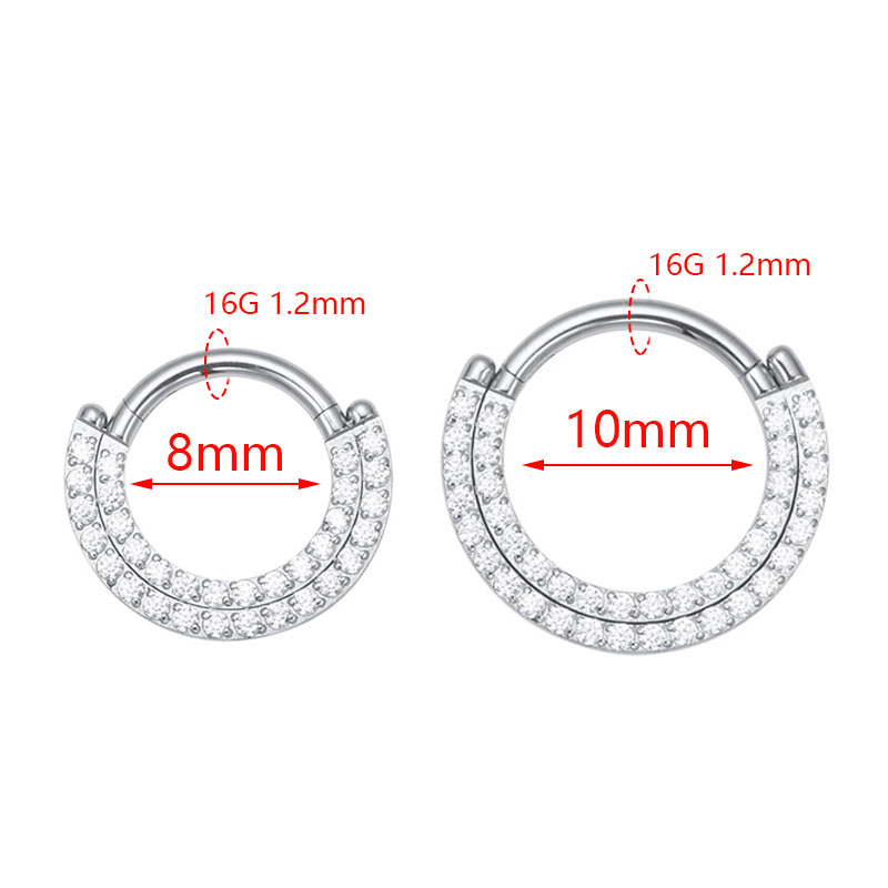 ASTM F136 titane Clicker Septu - Septum Clicker Ring avis et prix