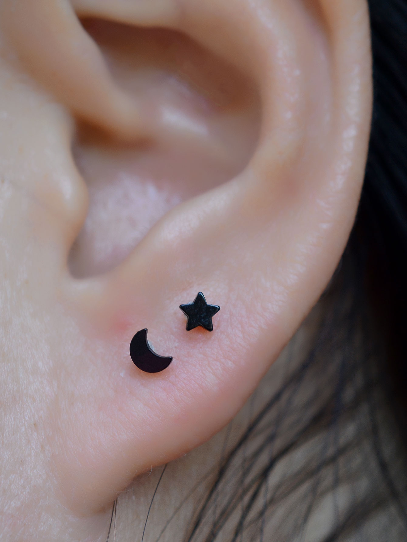16G Piercing titane acier file - Flat Back Labret Stud avis et prix