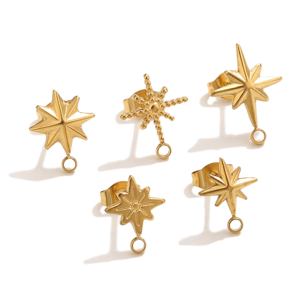 6 pièces Clous d'oreilles étoi - Body Jewels avis et prix