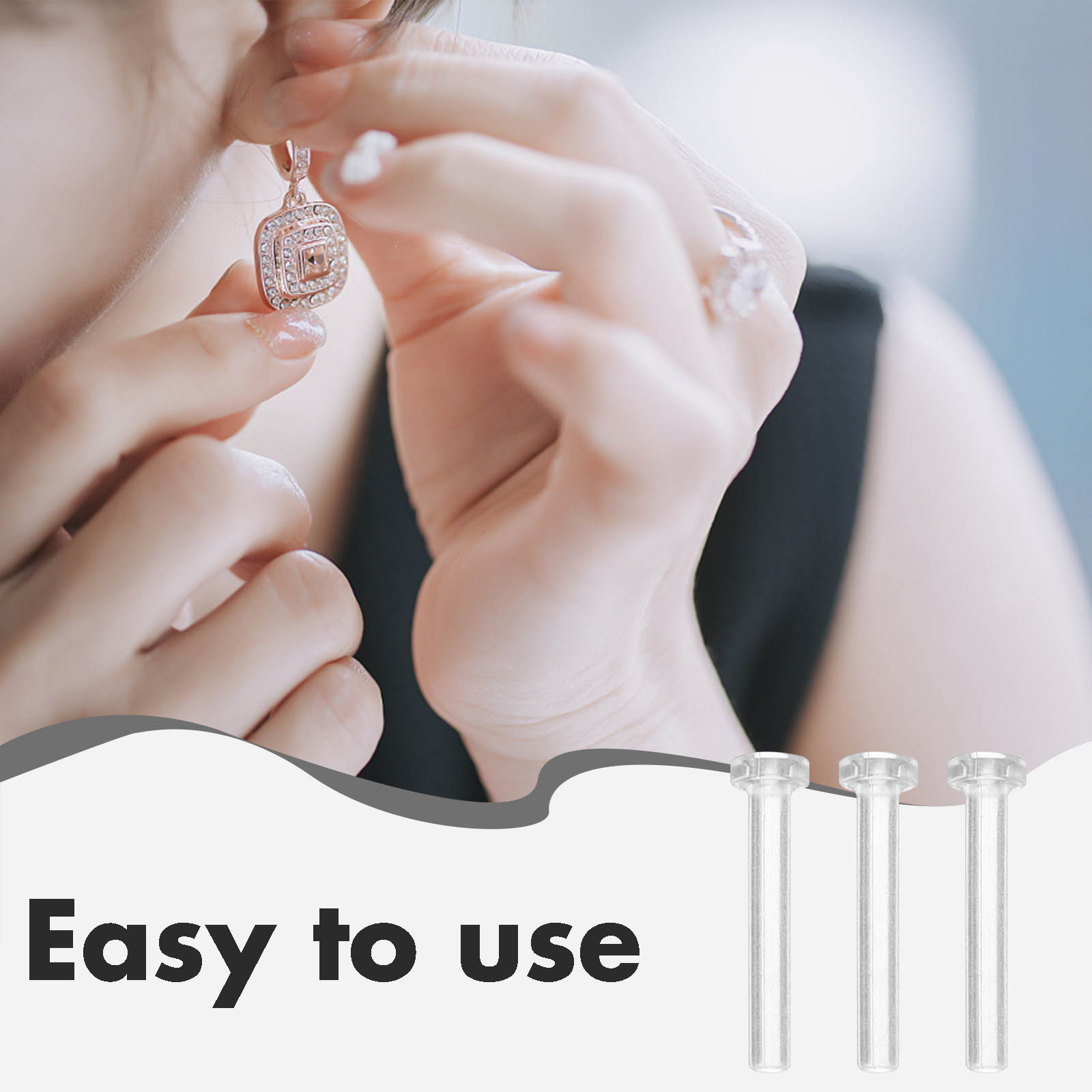 50 Protège-Puces d'Oreilles Tr - Body Jewelry For Sensitive Skin avis et prix