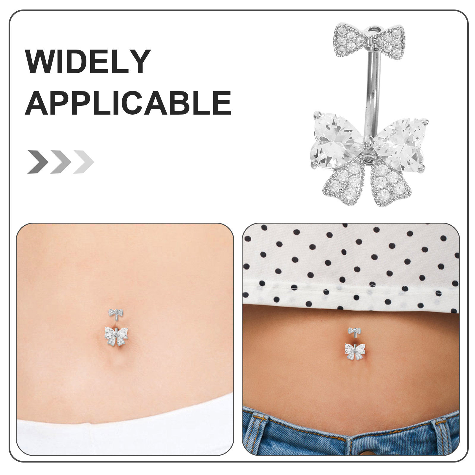 Anneaux de nombril en acier in - Body Jewelry For Sensitive Skin avis et prix
