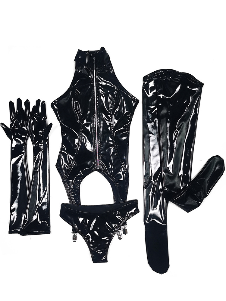 Tenue de cosplay en cuir PU br - Body Jewelry Waterproof avis et prix
