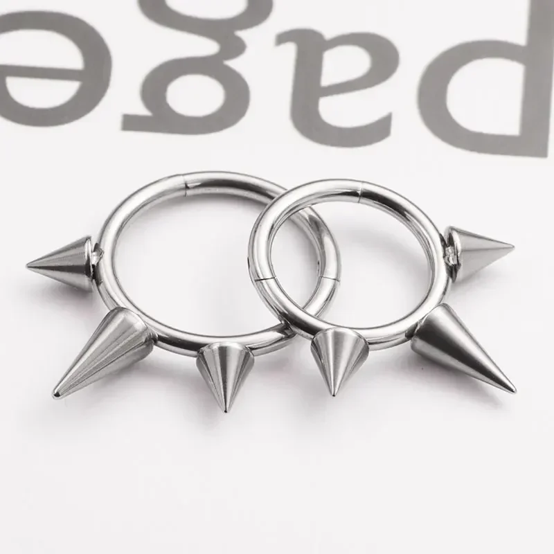G23 titane nez Piercing anodis - Septum Clicker Ring avis et prix