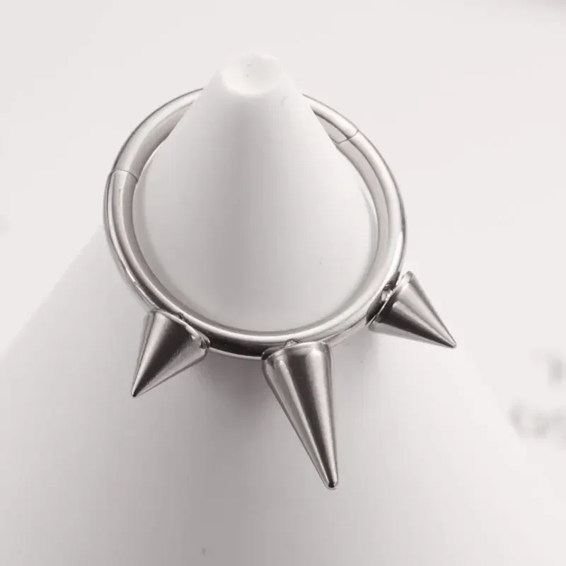 G23 titane nez Piercing anodis - Septum Clicker Ring avis et prix