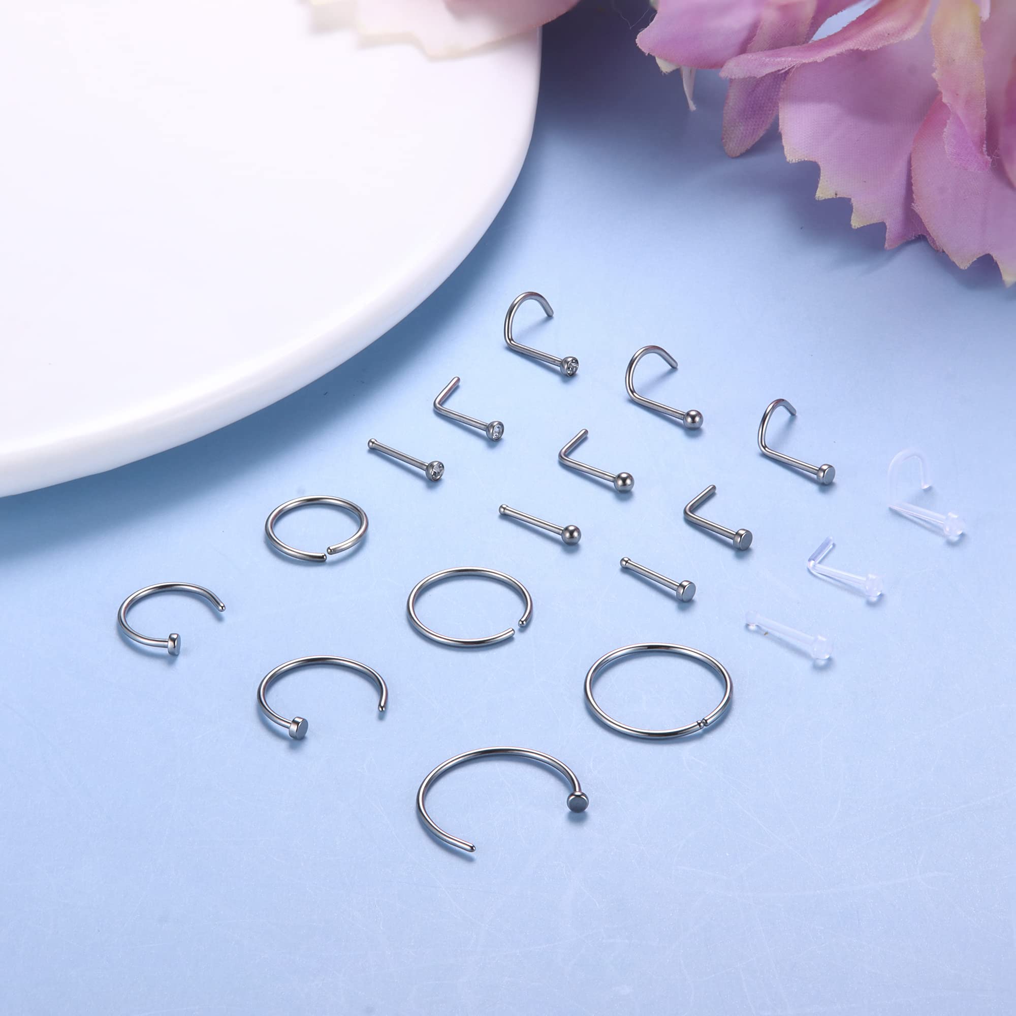 1 pièces hypoallergénique nez  - Body Jewelry For Sensitive Skin avis et prix