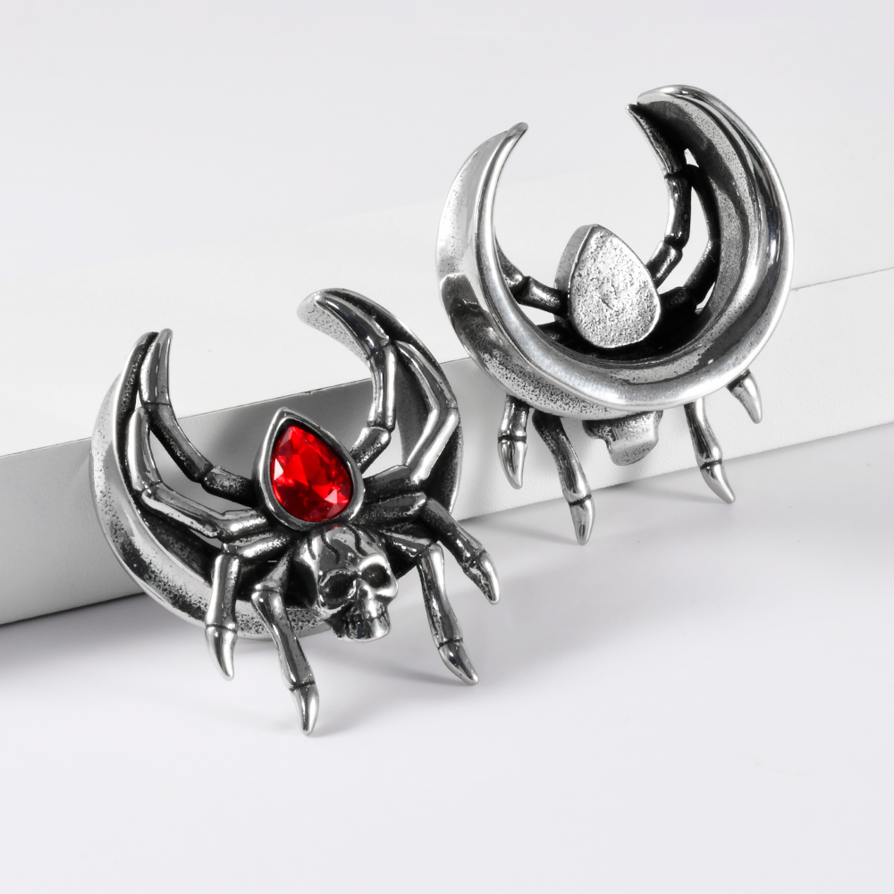 Bouchons d'oreille araignée en - Body Jewelry Ear Plugs avis et prix