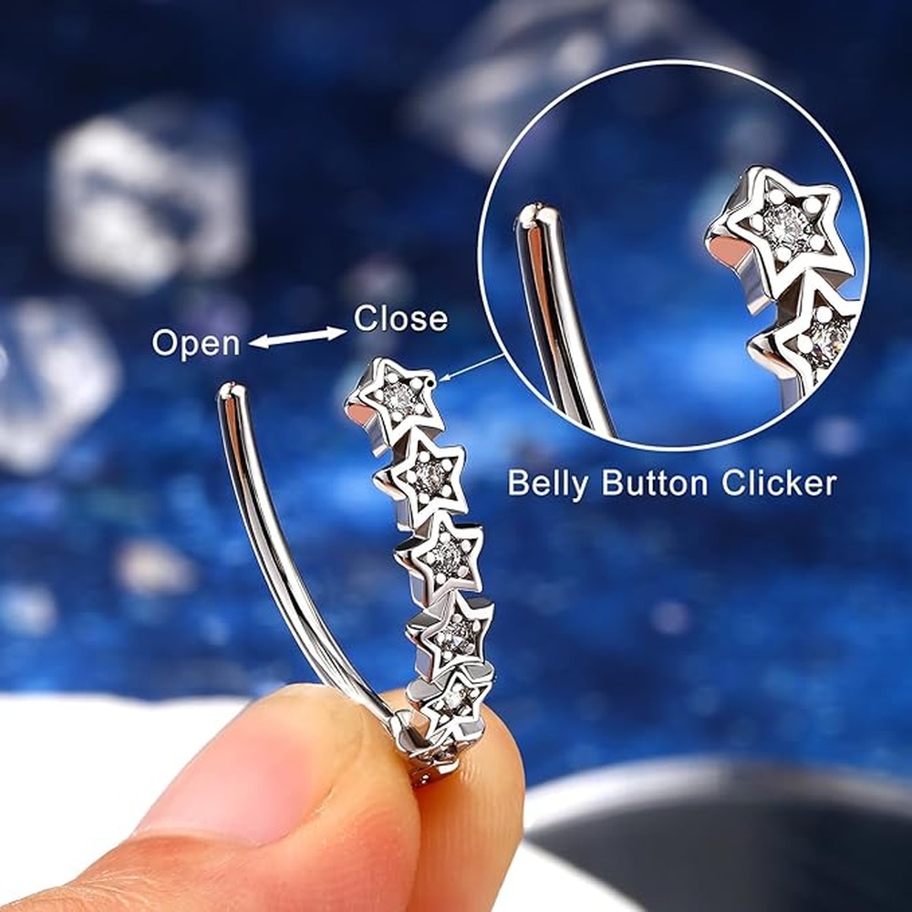 Bijou de piercing de nombril c - Body Jewelry For Sensitive Skin avis et prix