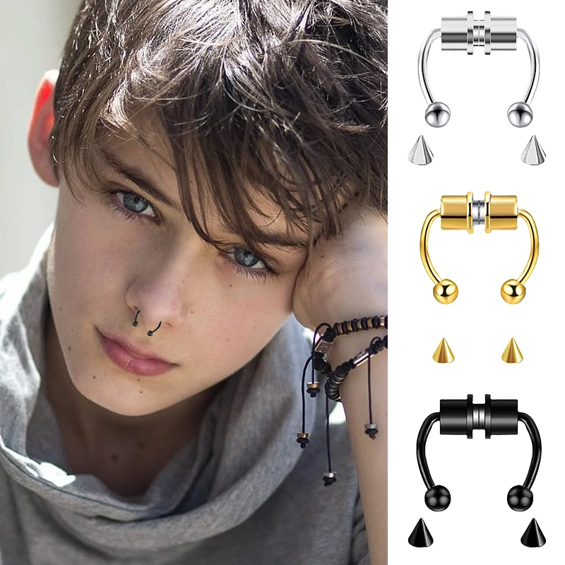 Faux Piercing nez anneau cerce - Body Jewelry And Piercing avis et prix