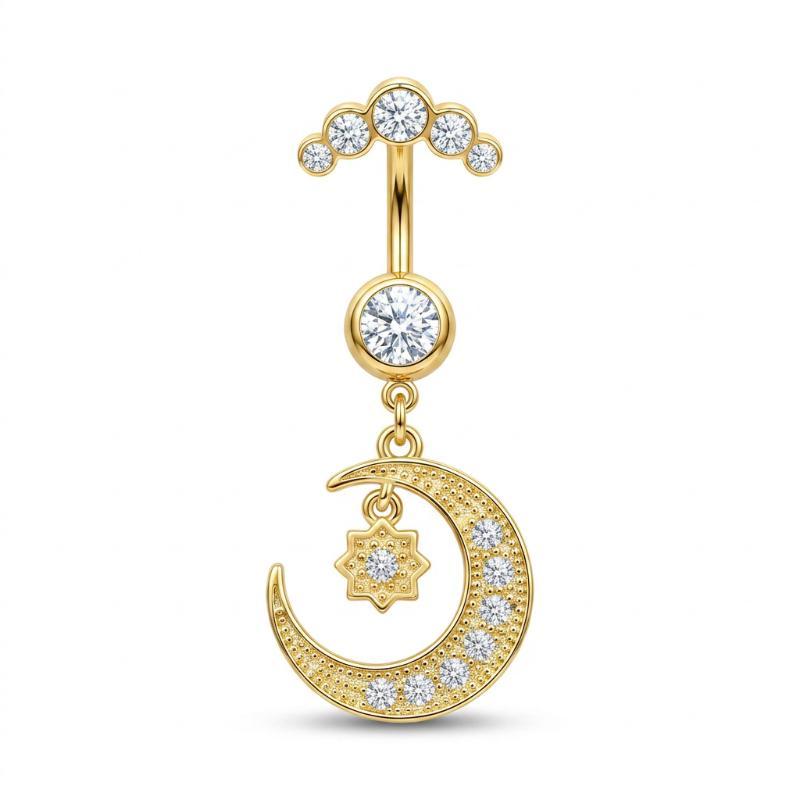 Lot de 5 Piercings de Nombril  - Body Jewelry For Sensitive Skin avis et prix